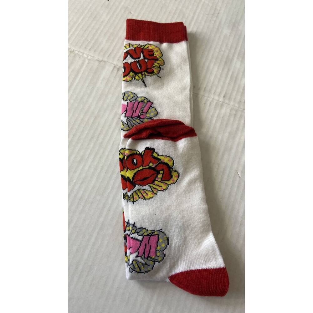 Target Women’s Knee High Comic Valentine’s Day, Love Socks Sz 4-10